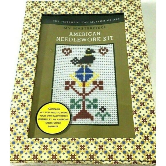 Cross Stitch Kit My Masterpiece American Needlework Sampler Metropolitan Museum - Picture 6 of 9